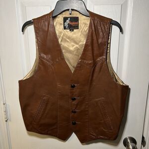 Vagabond Leathers 70s Vest size 42
